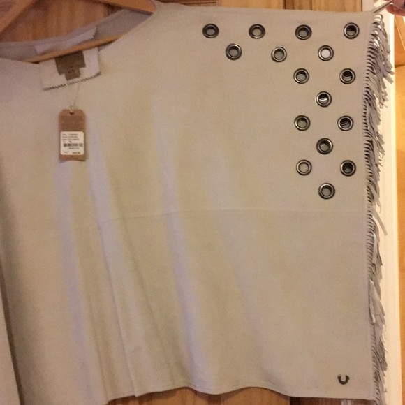 True Religion suede Poncho - Picture 2 of 5